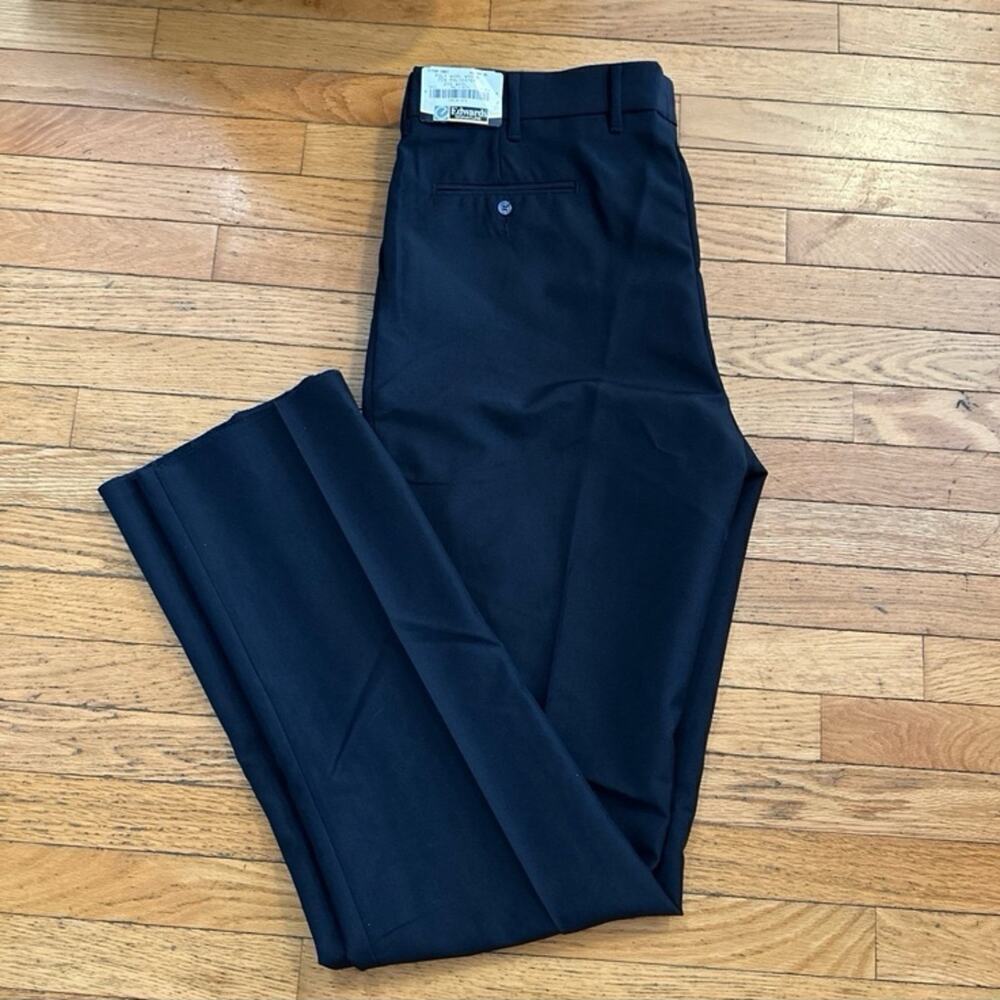 NEW Adult Size 40 Edwards Black Uniform Pants Khakis 75% polyester 25% wool Unh